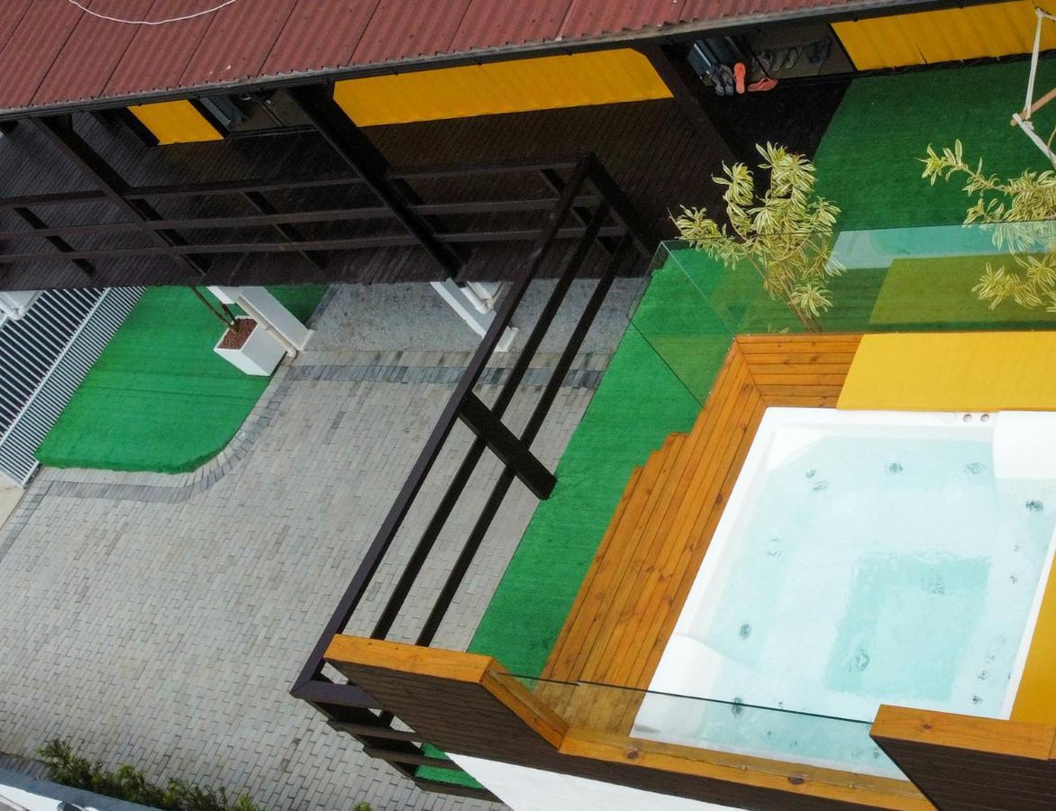 Pousada Container Amarelo Palhoça Exterior foto